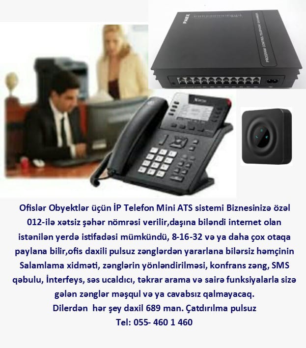Ofislərdə obyektlərdə kabelləşmə