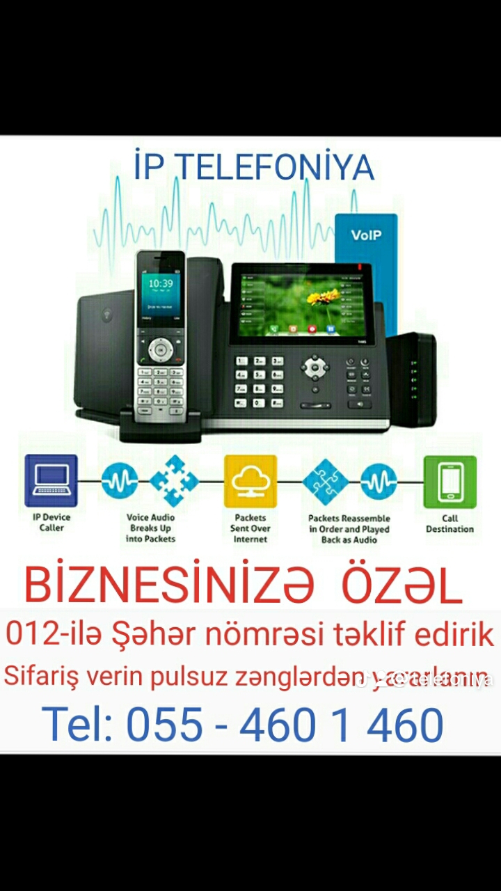 Ofislərə telefon çəkilişi