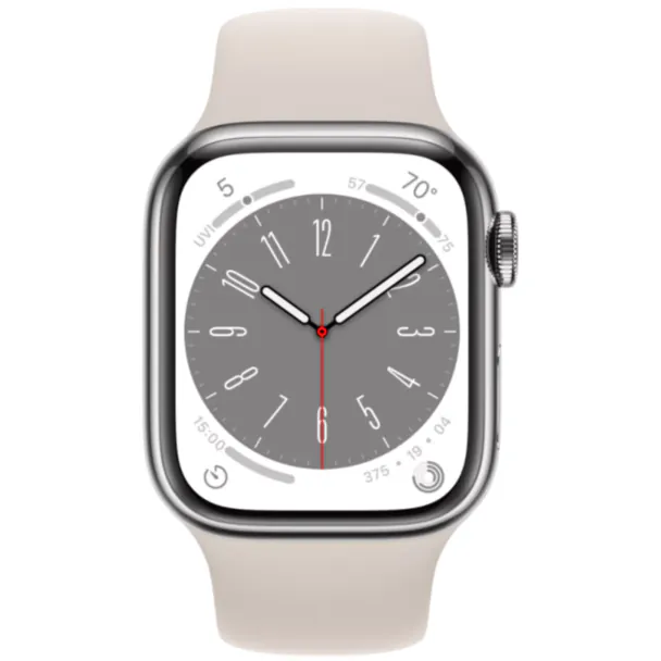 Apple Watch 8/45 starlight kreditle
