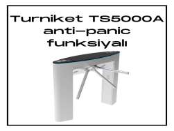 Turniket TS5000A anti-panic funksiyalı